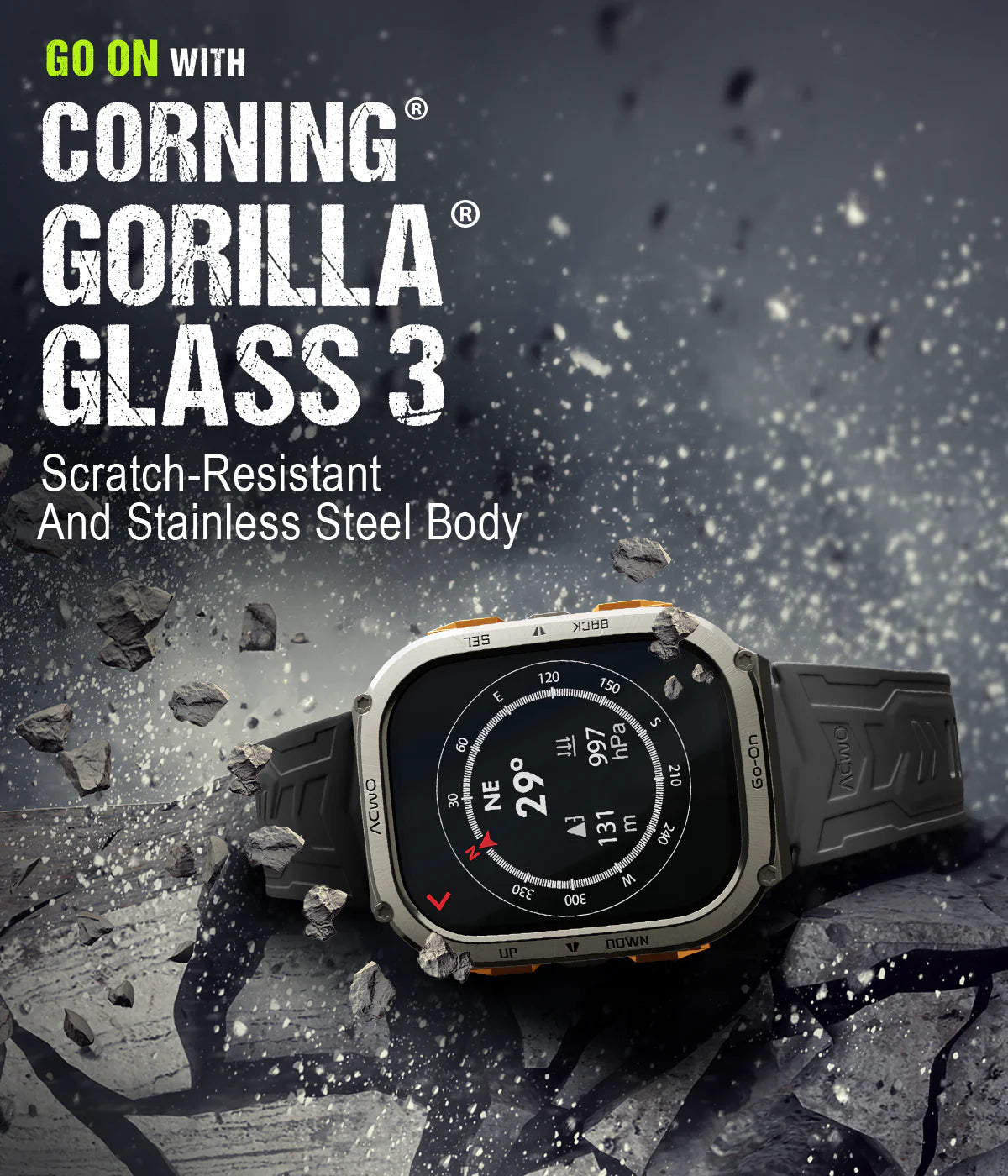 FwIT Go-On Ultra (Dual-Band GPS Smartwatch With Smart Sport Sense™ Technology)  4.7 | 107 Reviews